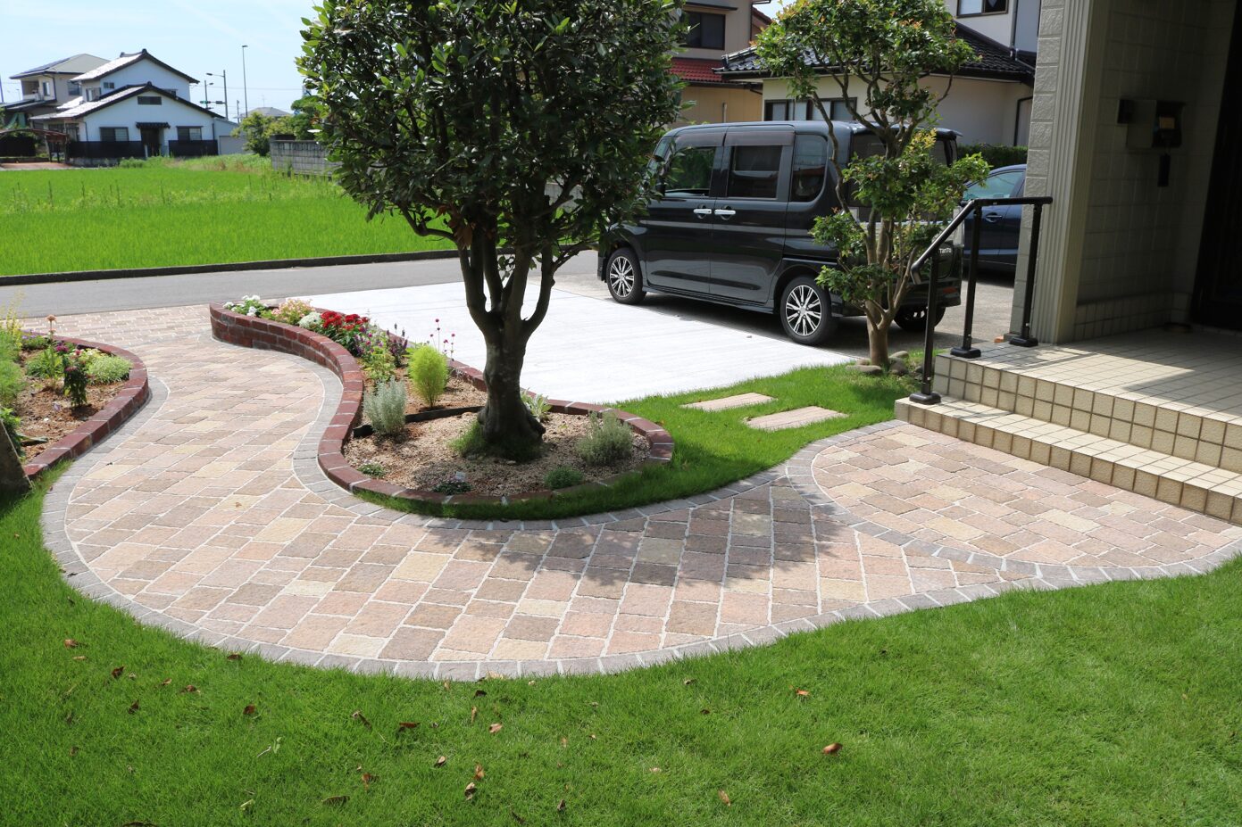 米子市 外構リフォーム 施工前後の比較写真