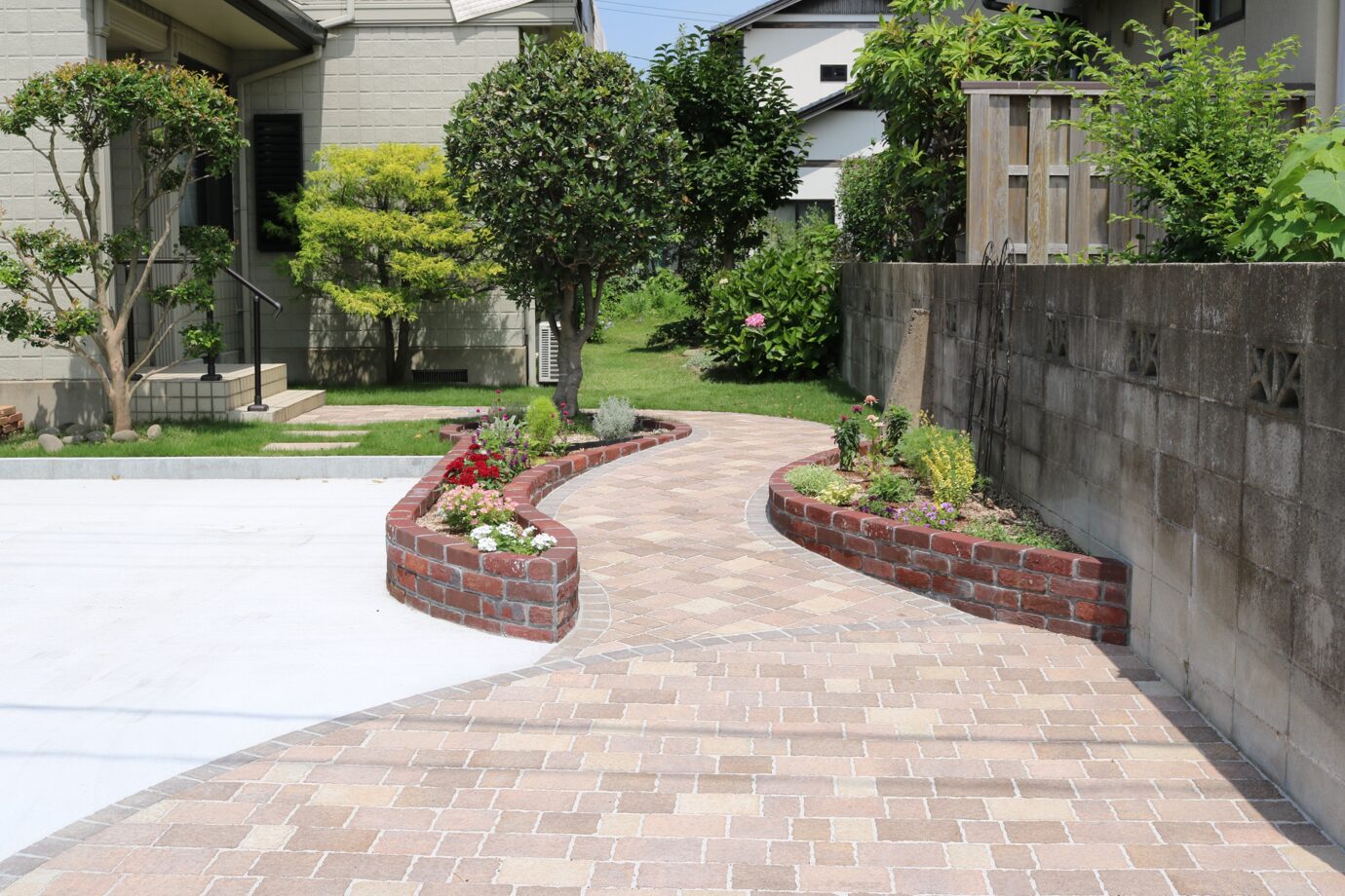 米子市 外構リフォーム 施工前後の比較写真