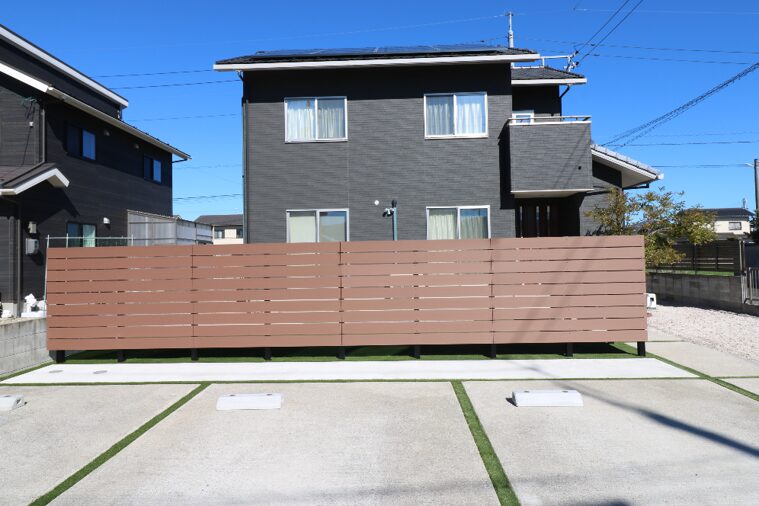 米子市 外構リフォーム プライバシーを守る目隠しフェンス設置