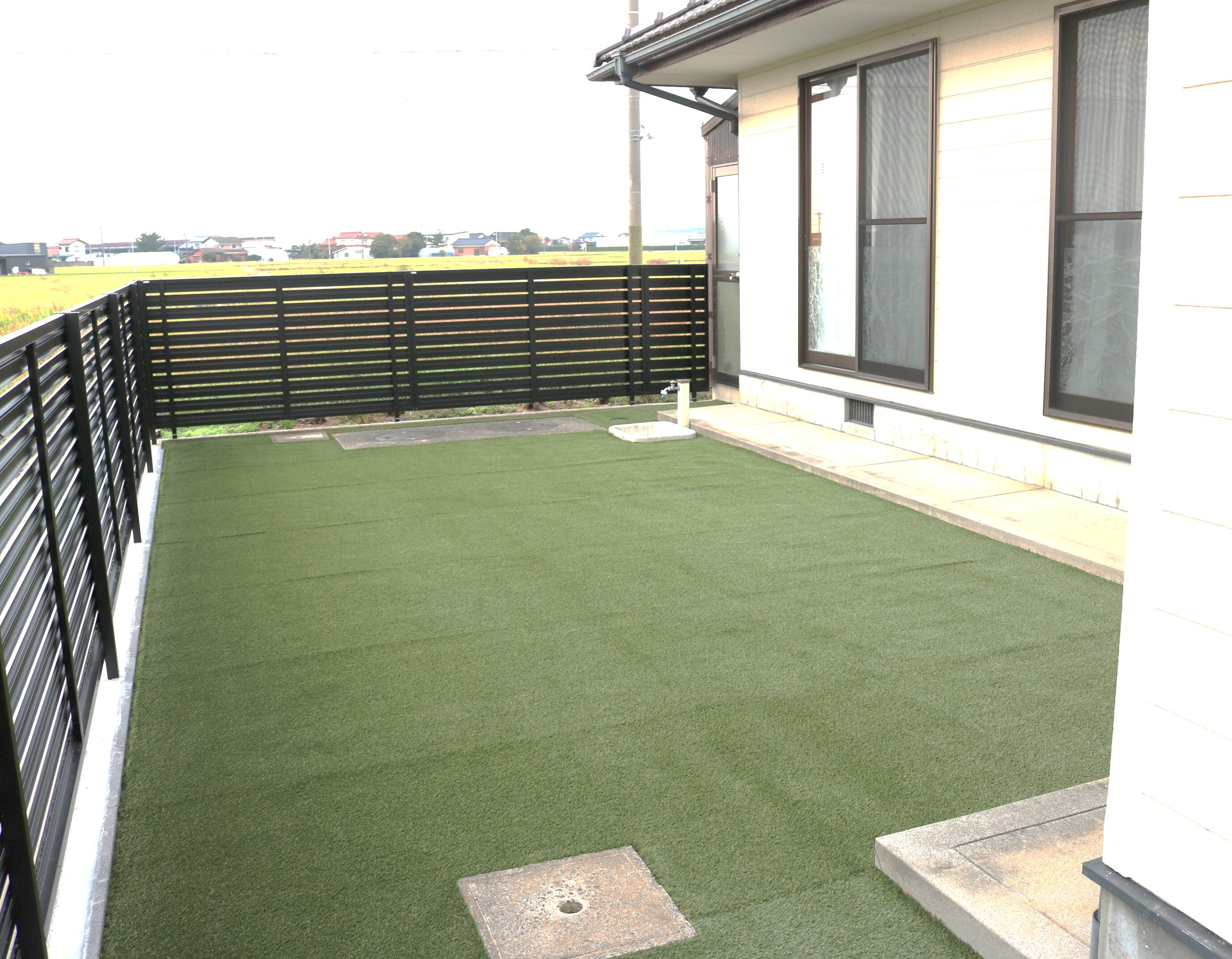 米子市 外構リフォーム 安全で使いやすくなったアプローチと庭