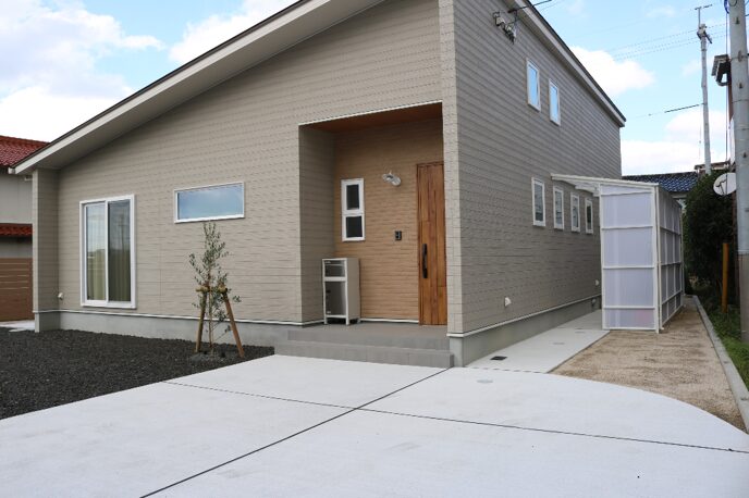 米子市 駐車場拡張工事 外構施工事例