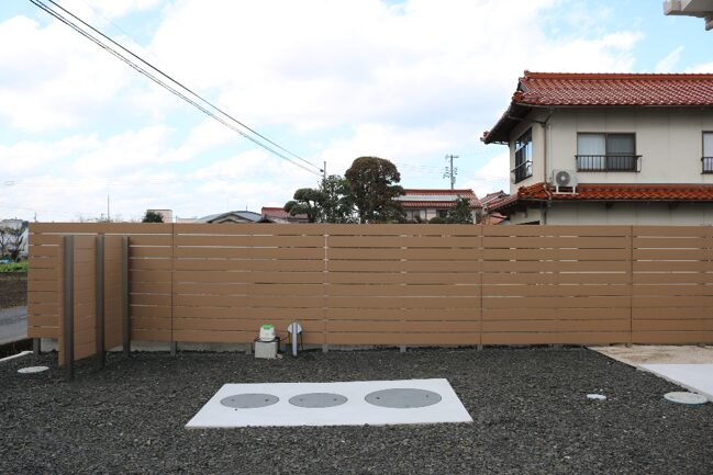 米子市 外構リフォーム 玄関前アプローチとフェンス施工事例