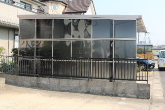 米子市で施工したソルディーポートのカーポート