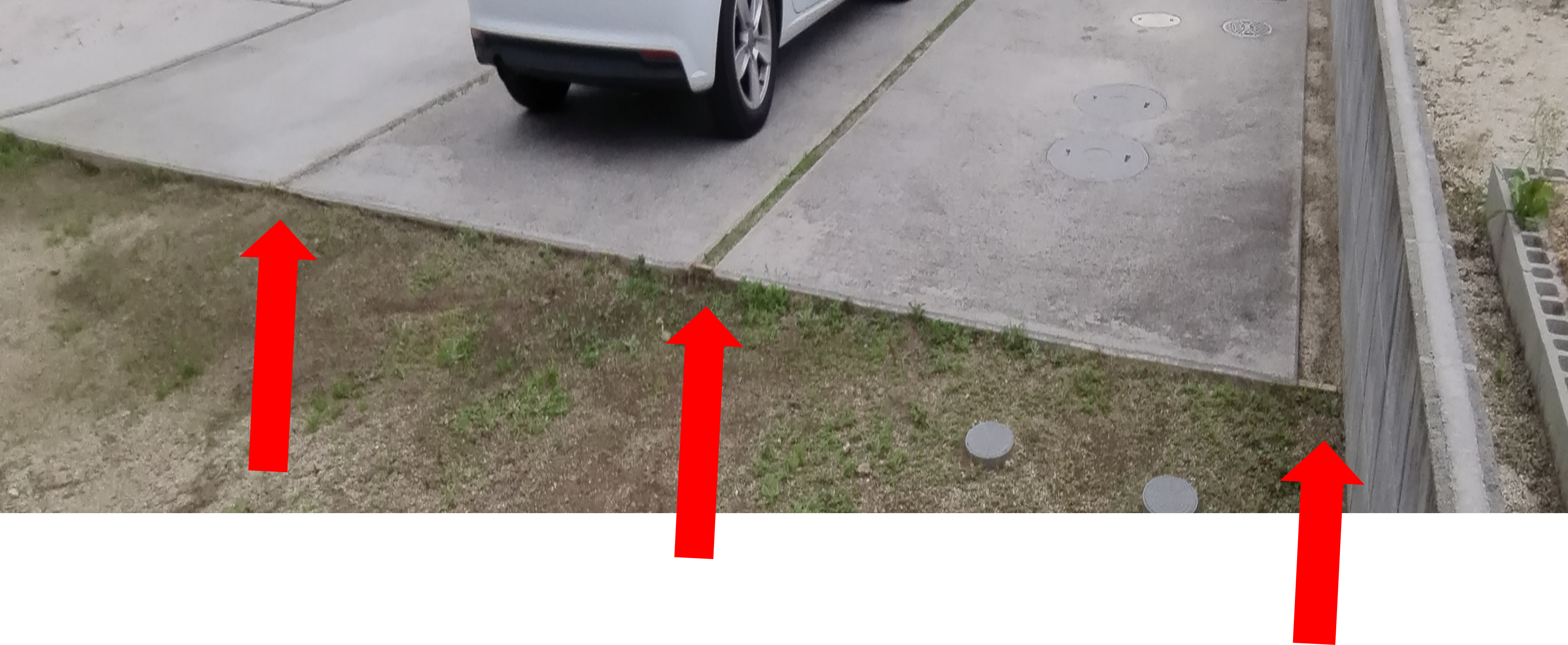 米子市 外構リフォーム 水道まわりの改善前の様子